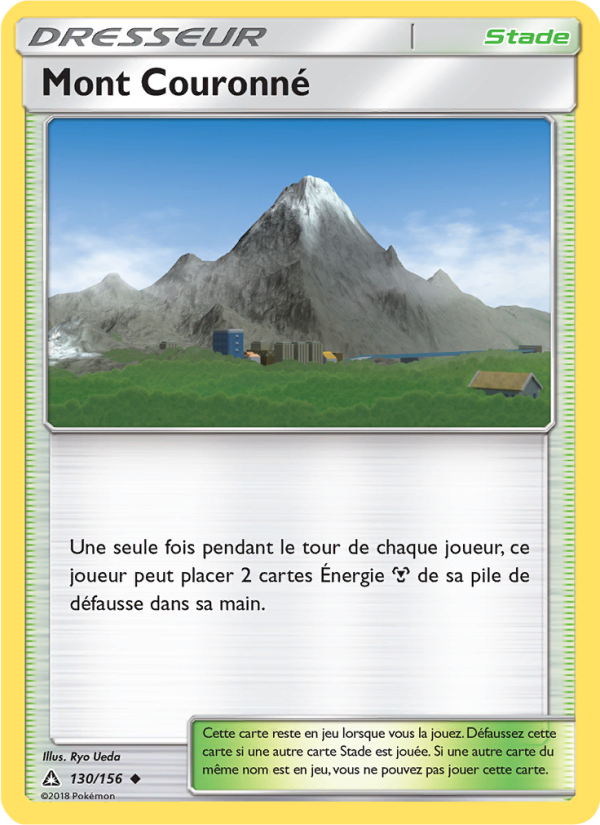 Mont Couronné 130 — Ultra Prism (French Pokémon TCG card)