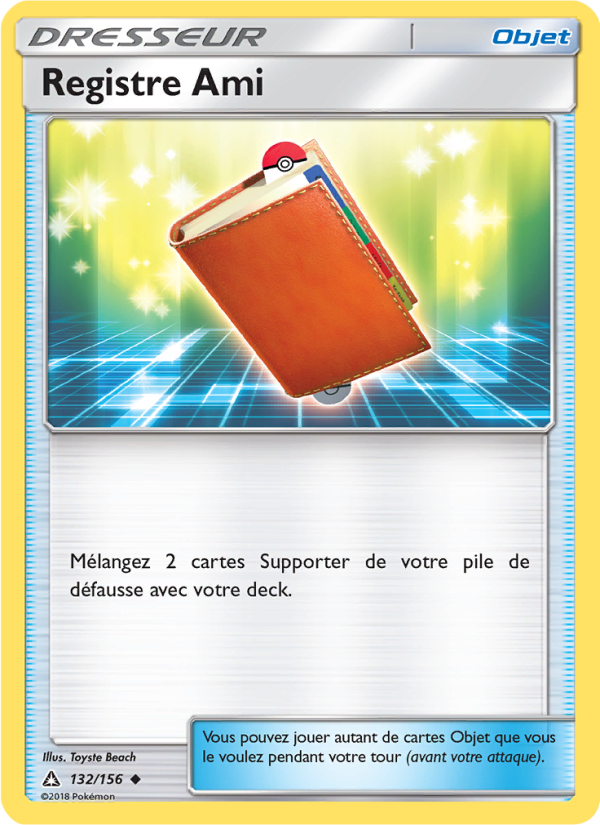 Registre Ami 132 — Ultra Prism (French Pokémon TCG card)