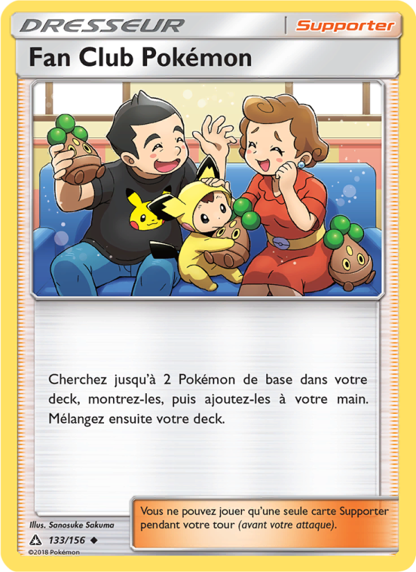Fan Club Pokémon 133 — Ultra Prism (French Pokémon TCG card)