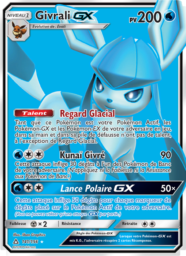 Givrali GX 141 — Ultra Prism (French Pokémon TCG card)
