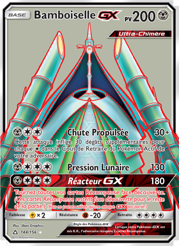 Bamboiselle GX 144 — Ultra Prism (French Pokémon TCG card)