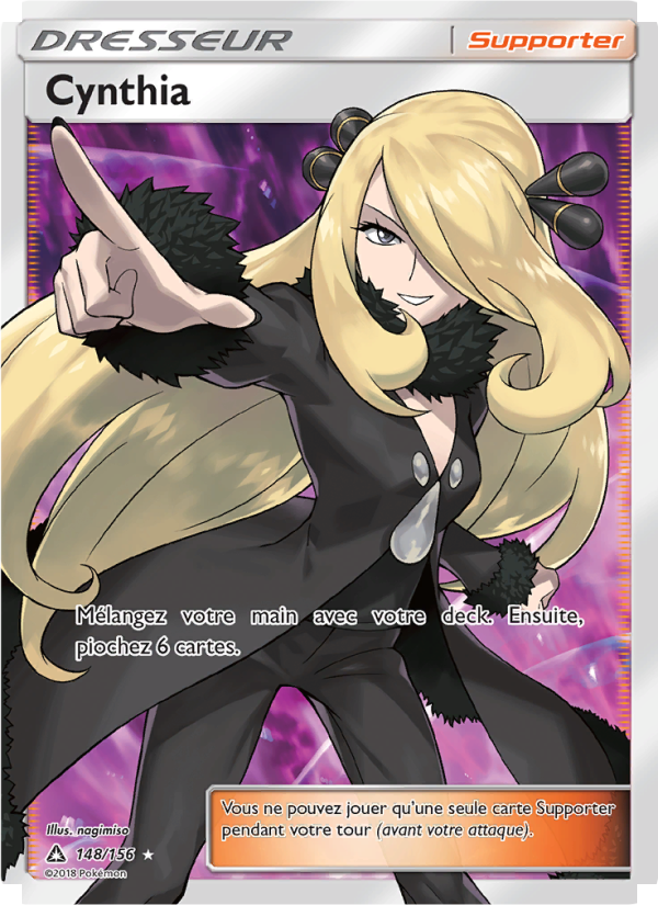Cynthia 148 — Ultra Prism (French Pokémon TCG card)