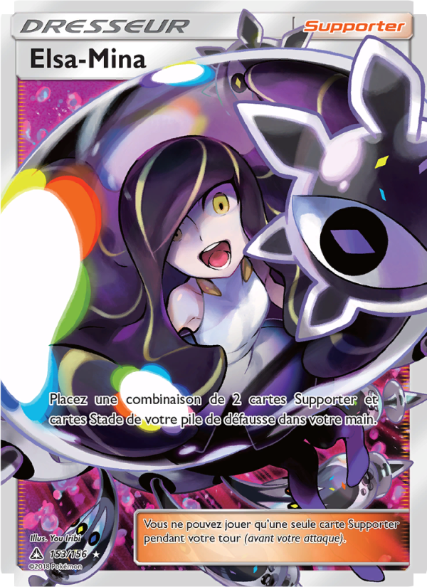 Elsa-Mina 153 — Ultra Prism (French Pokémon TCG card)