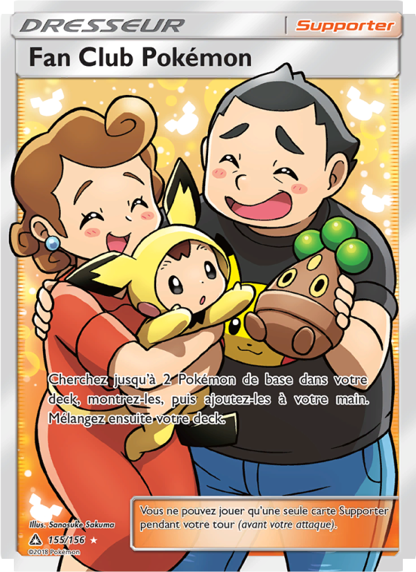 Fan Club Pokémon 155 — Ultra Prism (French Pokémon TCG card)