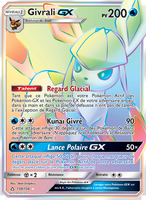 Givrali GX 159 — Ultra Prism (French Pokémon TCG card)