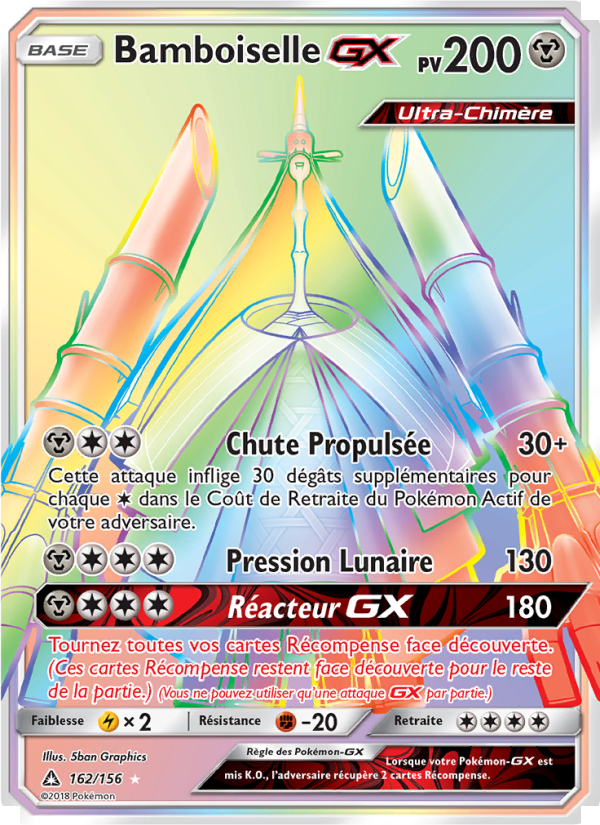 Bamboiselle GX 162 — Ultra Prism (French Pokémon TCG card)