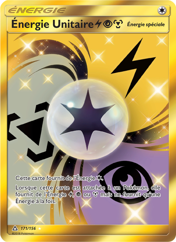 Énergie Unitaire LightningPsychicMetal 171 — Ultra Prism (French Pokémon TCG card)