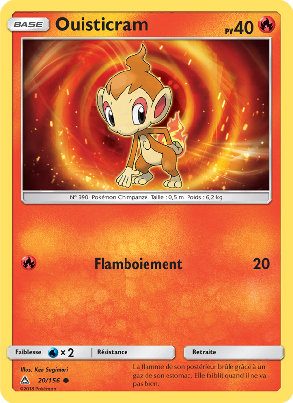 Ouisticram 20 — Ultra Prism (French Pokémon TCG card)