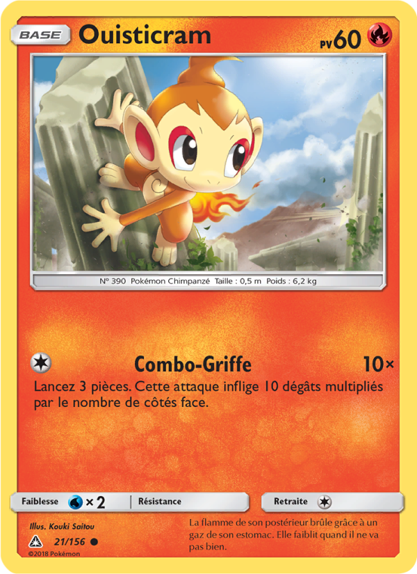 Ouisticram 21 — Ultra Prism (French Pokémon TCG card)