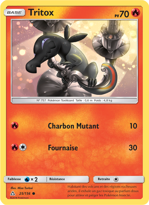Tritox 25 — Ultra Prism (French Pokémon TCG card)