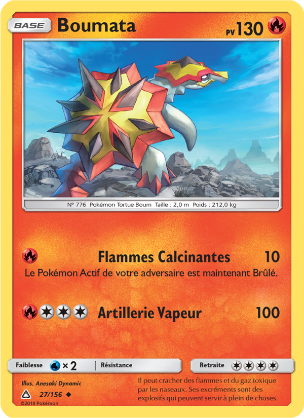 Boumata 27 — Ultra Prism (French Pokémon TCG card)