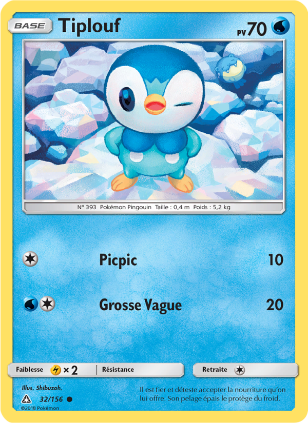 Tiplouf 32 — Ultra Prism (French Pokémon TCG card)