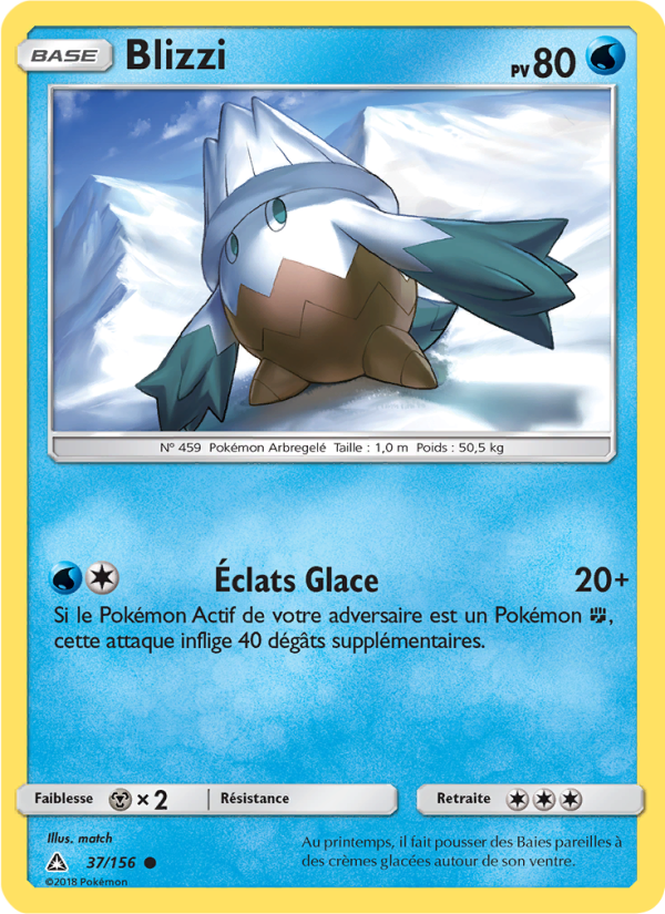 Blizzi 37 — Ultra Prism (French Pokémon TCG card)