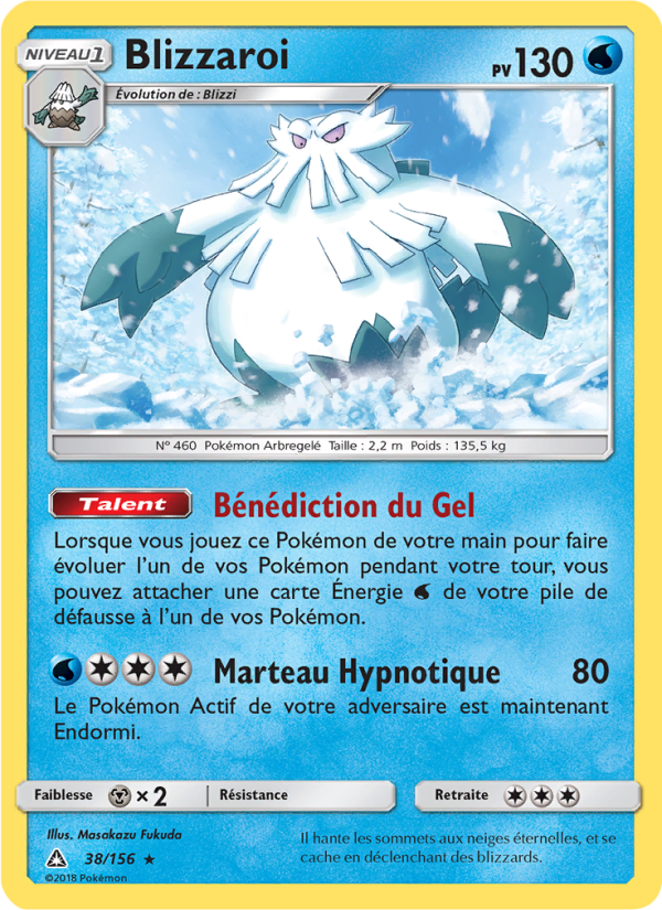 Blizzaroi 38 — Ultra Prism (French Pokémon TCG card)