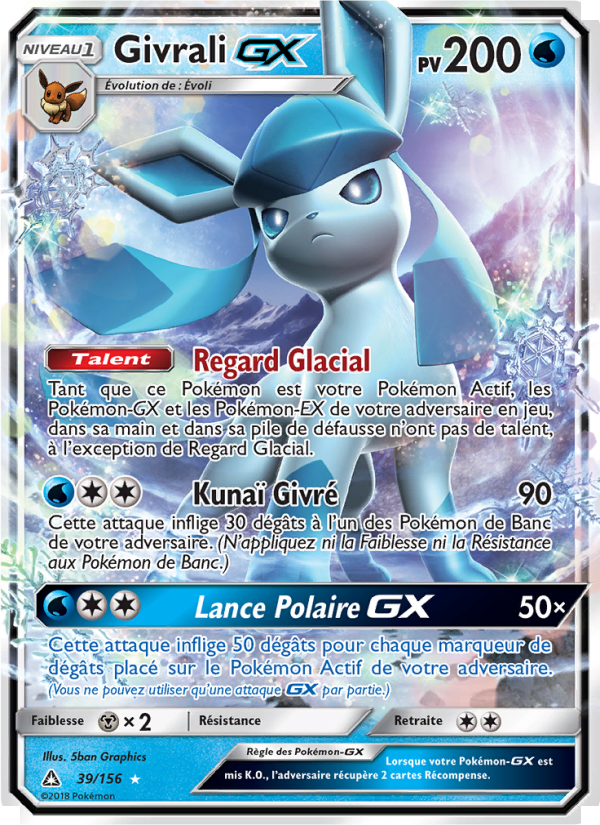 Givrali GX 39 — Ultra Prism (French Pokémon TCG card)