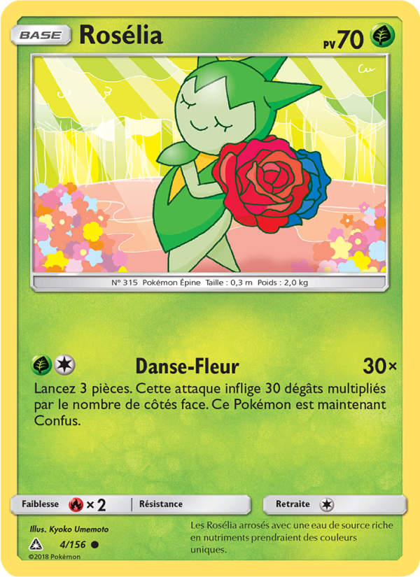 Rosélia 4 — Ultra Prism (French Pokémon TCG card)