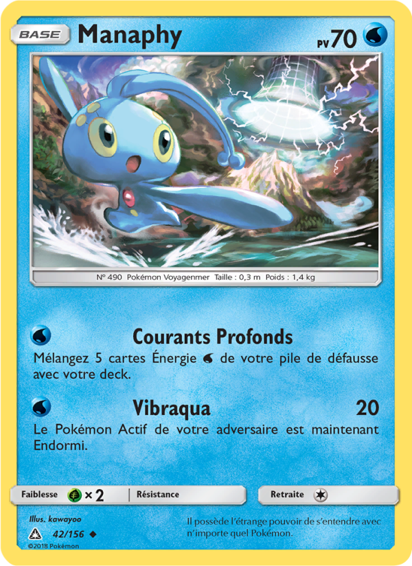 Manaphy 42 — Ultra Prism (French Pokémon TCG card)