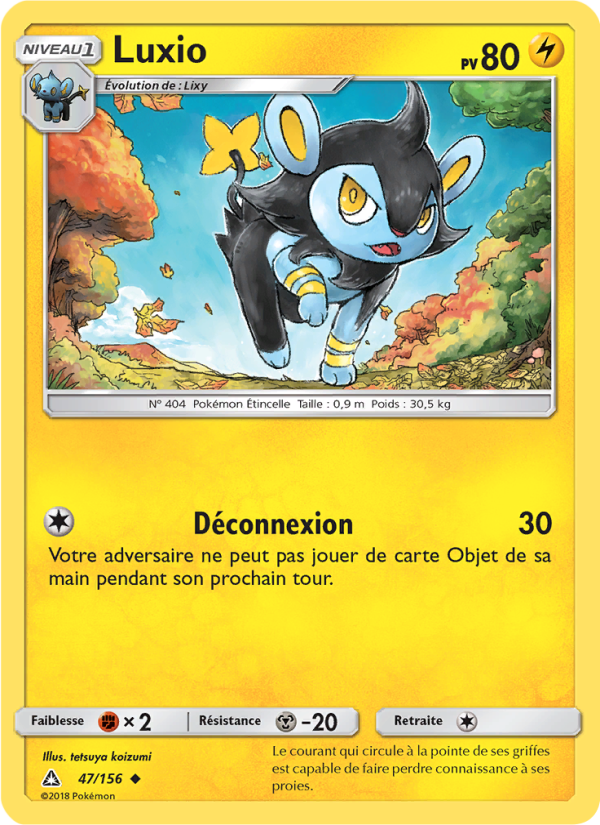 Luxio 47 — Ultra Prism (French Pokémon TCG card)