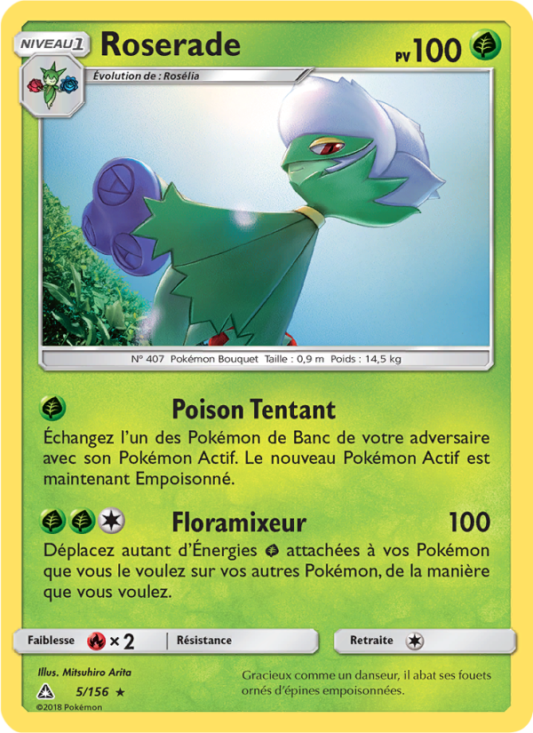 Roserade 5 — Ultra Prism (French Pokémon TCG card)