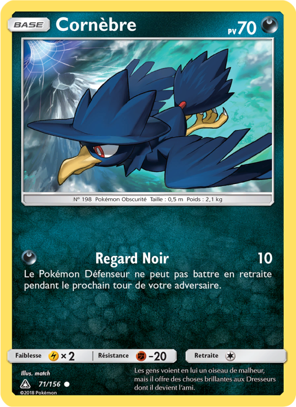 Cornèbre 71 — Ultra Prism (French Pokémon TCG card)
