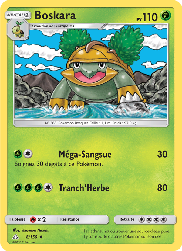 Boskara 8 — Ultra Prism (French Pokémon TCG card)