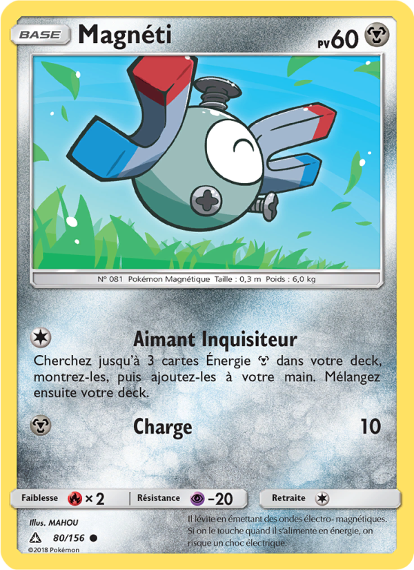 Magnéti 80 — Ultra Prism (French Pokémon TCG card)