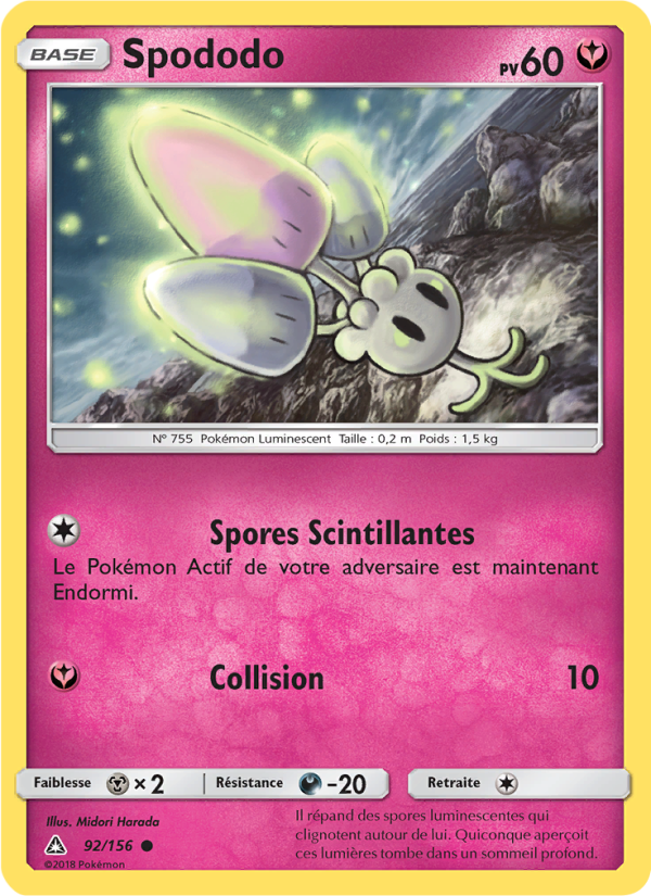Spododo 92 — Ultra Prism (French Pokémon TCG card)