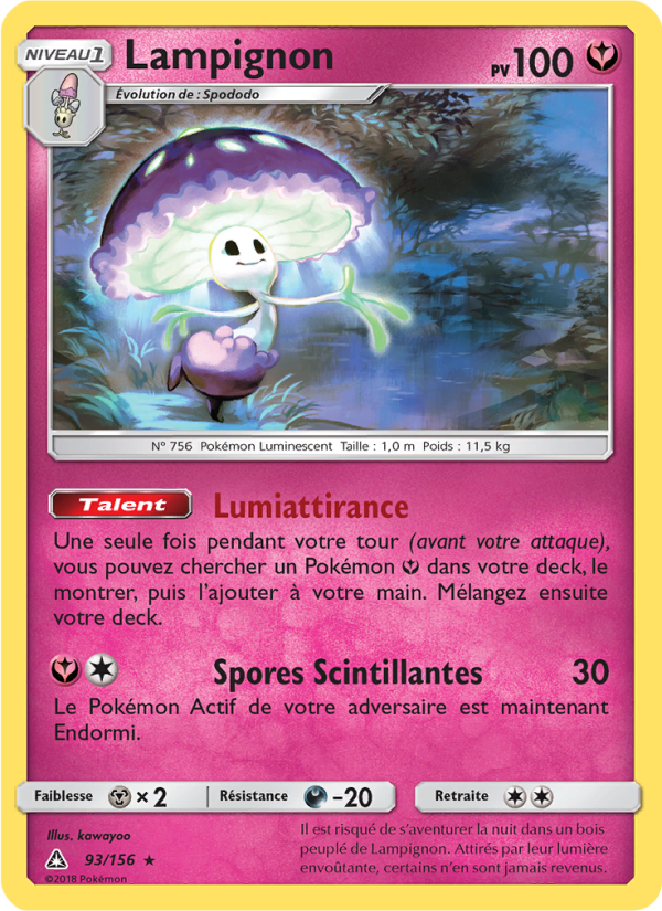 Lampignon 93 — Ultra Prism (French Pokémon TCG card)