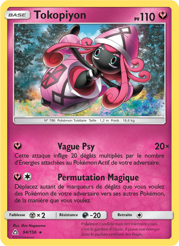 Tokopiyon 94 — Ultra Prism (French Pokémon TCG card)