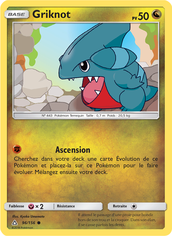 Griknot 96 — Ultra Prism (French Pokémon TCG card)