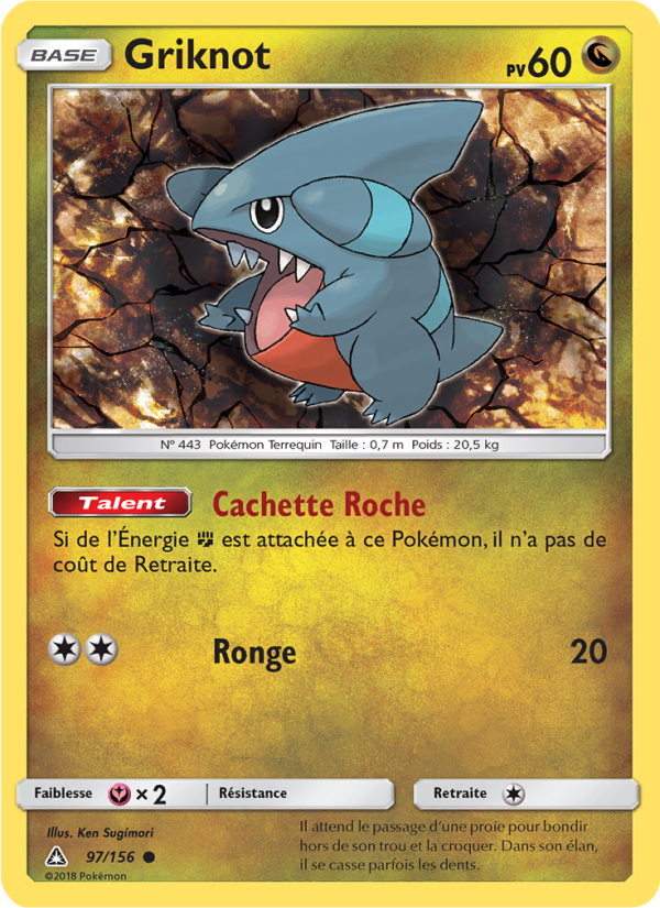 Griknot 97 — Ultra Prism (French Pokémon TCG card)