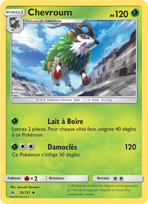 Chevroum 10 — Grauen Der Lichtfinsternis (French Pokémon TCG card)