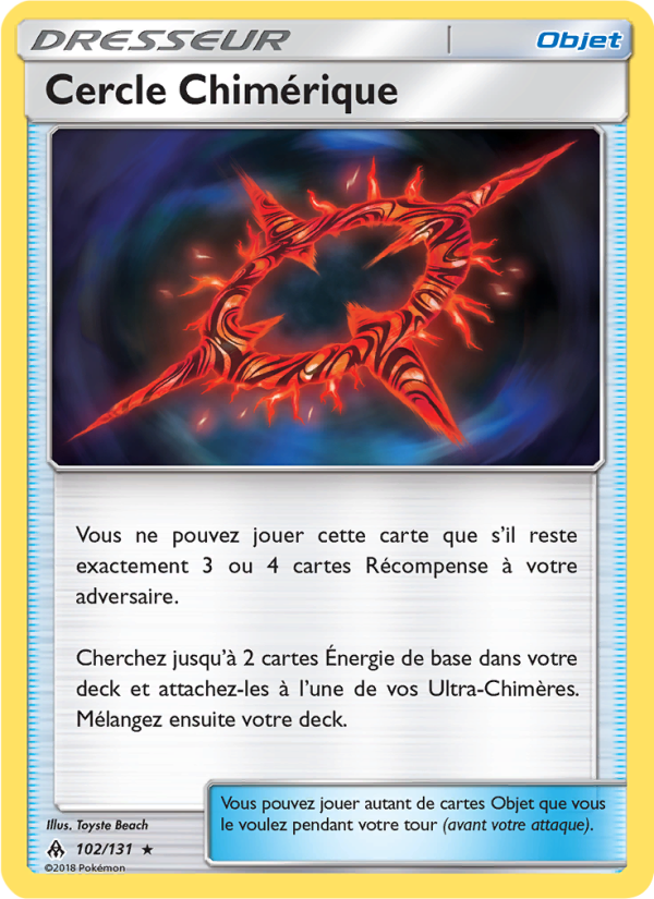 Cercle Chimérique 102 — Grauen Der Lichtfinsternis (French Pokémon TCG card)
