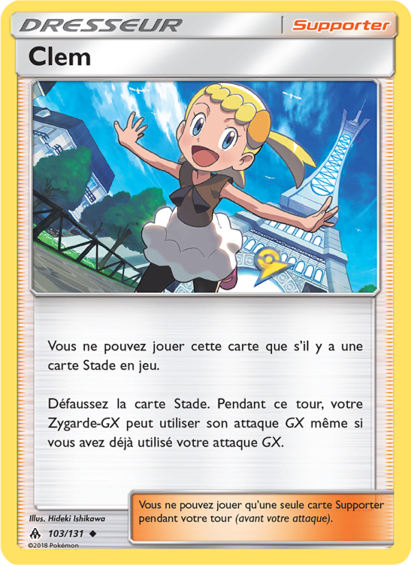Clem 103 — Grauen Der Lichtfinsternis (French Pokémon TCG card)
