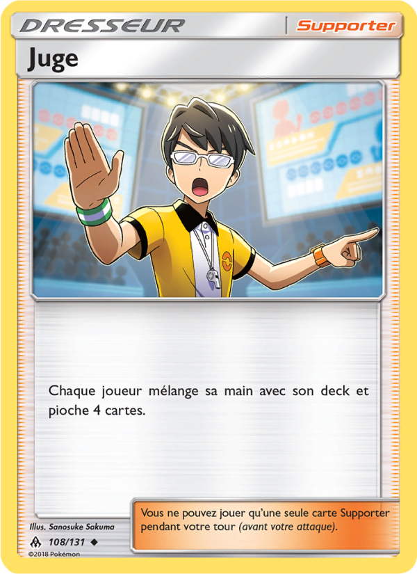 Juge 108 — Grauen Der Lichtfinsternis (French Pokémon TCG card)