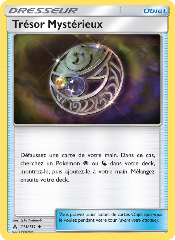 Trésor Mystérieux 113 — Grauen Der Lichtfinsternis (French Pokémon TCG card)