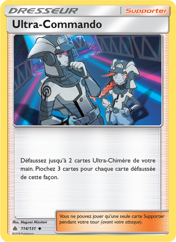 Ultra-Commando 114 — Grauen Der Lichtfinsternis (French Pokémon TCG card)