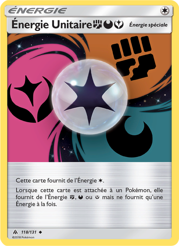 Énergie Unitaire FightingDarknessFairy 118 — Grauen Der Lichtfinsternis (French Pokémon TCG card)