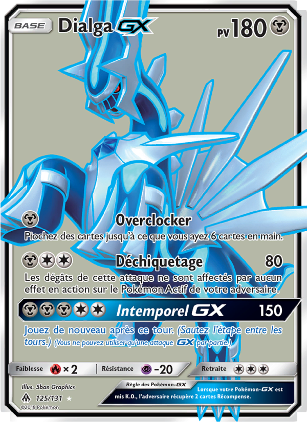 Dialga GX 125 — Grauen Der Lichtfinsternis (French Pokémon TCG card)