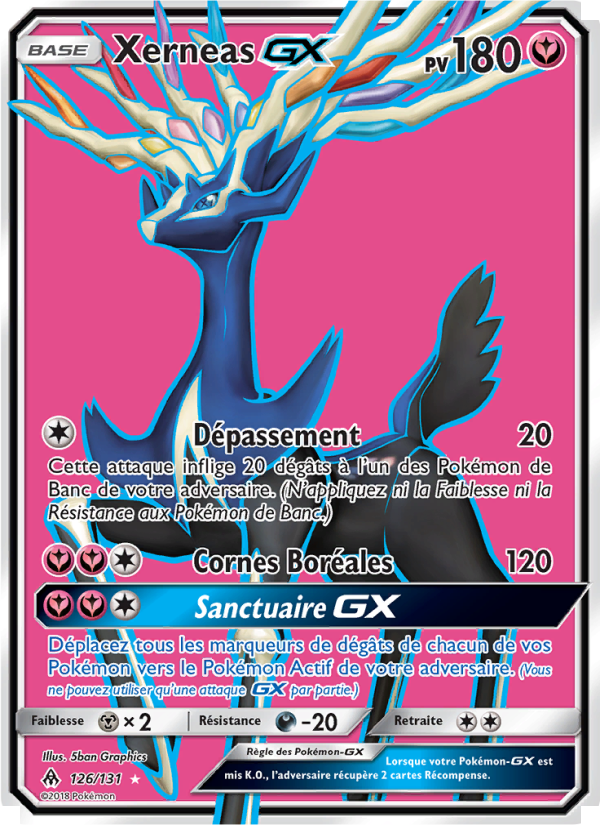 Xerneas GX 126 — Grauen Der Lichtfinsternis (French Pokémon TCG card)