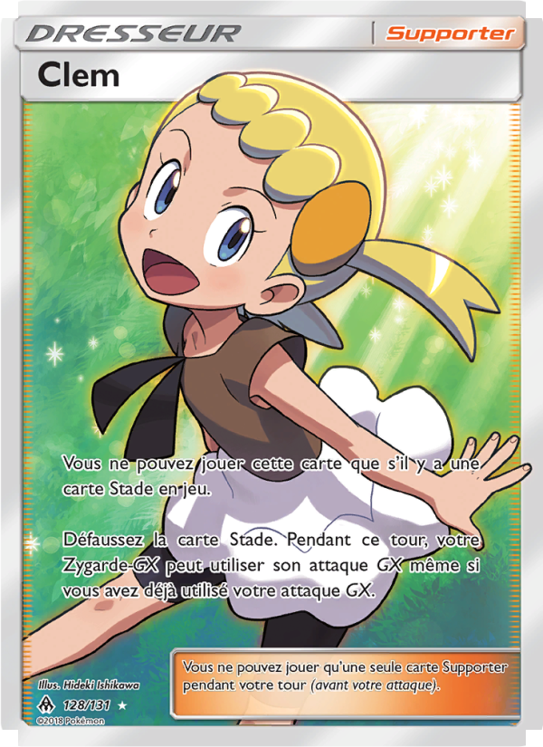 Clem 128 — Grauen Der Lichtfinsternis (French Pokémon TCG card)