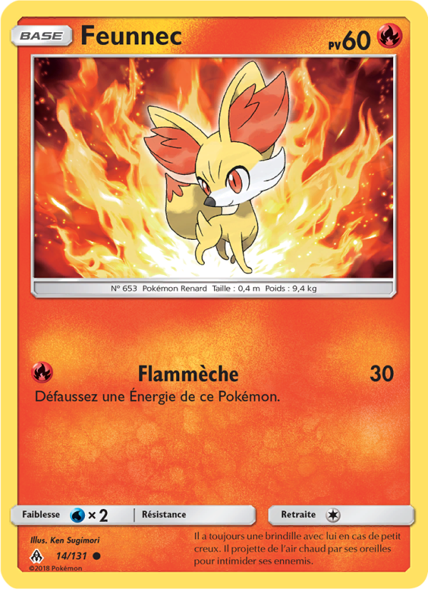 Feunnec 14 — Grauen Der Lichtfinsternis (French Pokémon TCG card)