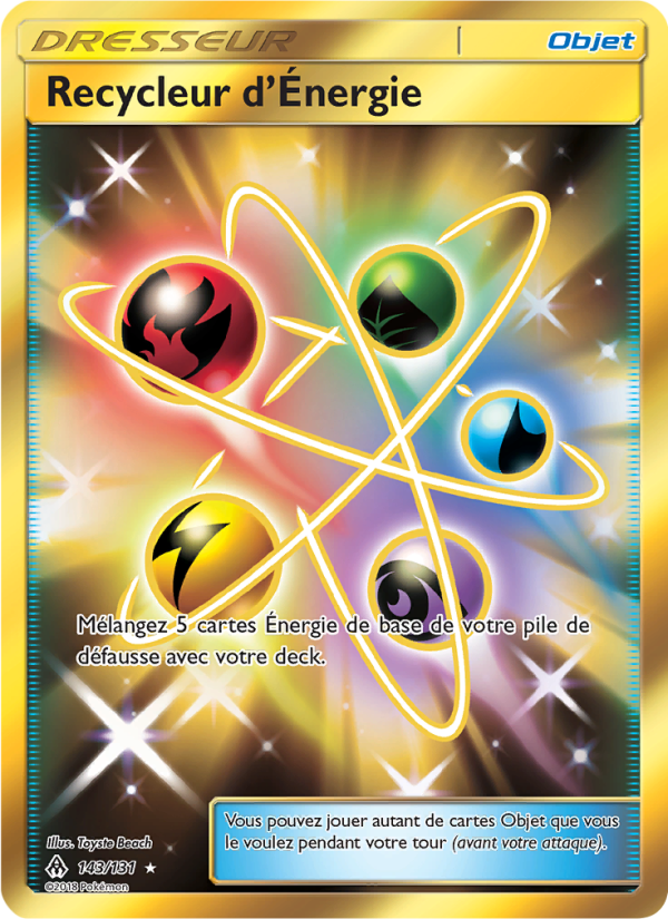 Recycleur d’Énergie 143 — Grauen Der Lichtfinsternis (French Pokémon TCG card)