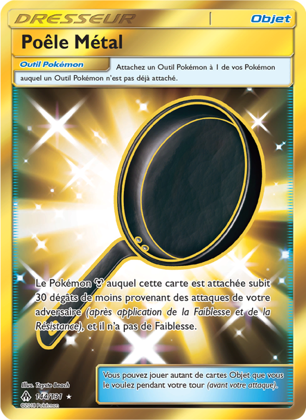 Poêle Métal 144 — Grauen Der Lichtfinsternis (French Pokémon TCG card)