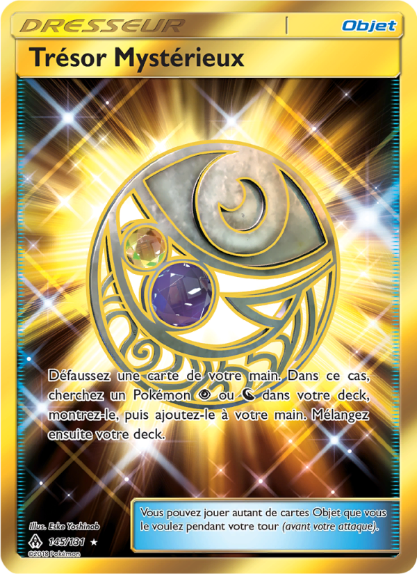 Trésor Mystérieux 145 — Grauen Der Lichtfinsternis (French Pokémon TCG card)