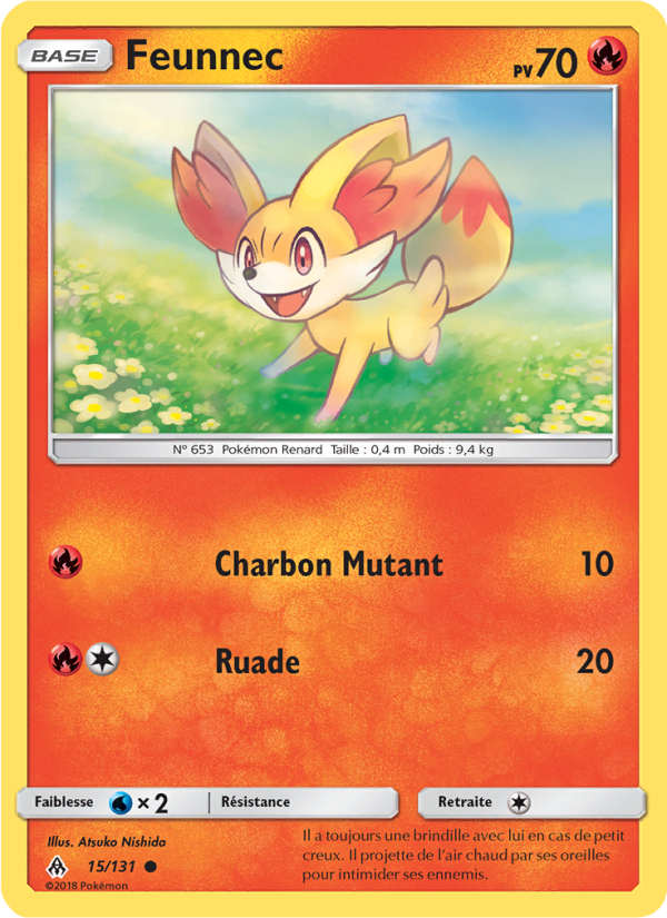 Feunnec 15 — Grauen Der Lichtfinsternis (French Pokémon TCG card)