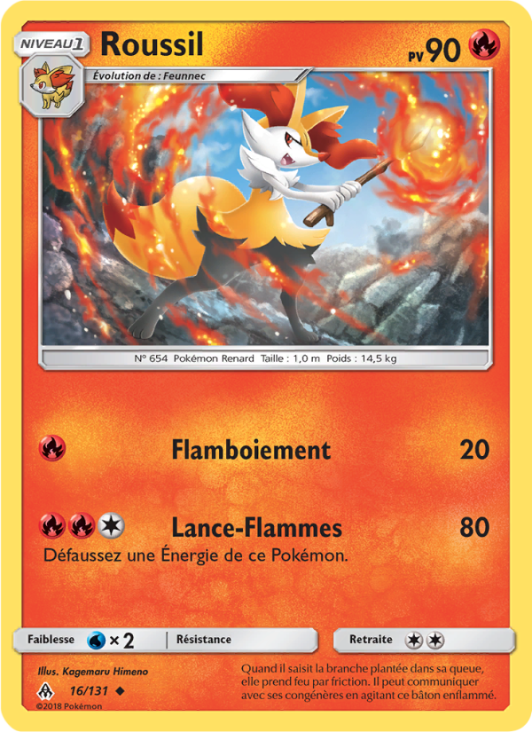 Roussil 16 — Grauen Der Lichtfinsternis (French Pokémon TCG card)