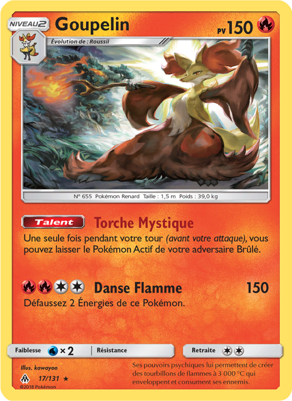 Goupelin 17 — Grauen Der Lichtfinsternis (French Pokémon TCG card)
