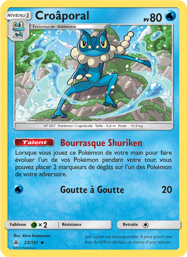 Croâporal 23 — Grauen Der Lichtfinsternis (French Pokémon TCG card)