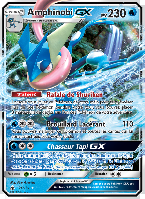 Amphinobi GX 24 — Grauen Der Lichtfinsternis (French Pokémon TCG card)